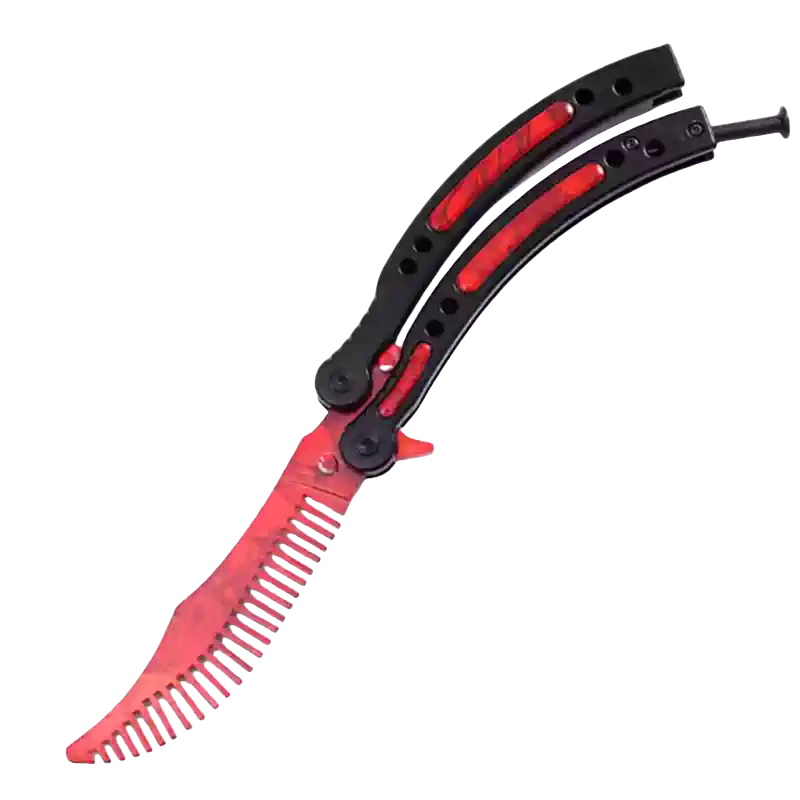 2-3-1.png Balisong Fjärilskam Csgo Perifer Fjärilsövningskniv Kastkniv Träningskniv