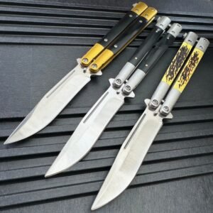 Drop Point Balisong fjärilskniv