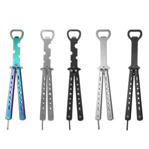 Balisong flasköppnare multifunktionell kreativ vinöppnare för hemmabruk
