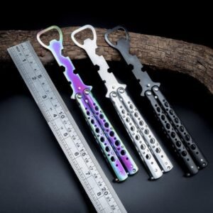 Flasköppnare Övning BALISONG METALLFJÄRILSTRÄNARE