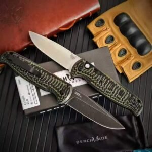 Butterfly 4300 sidöppnande automatkniv med tvåfärgat G10 handtag