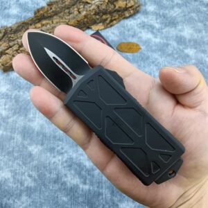 med zinkhandtag Microtech Bighead Flying Fish OTF-kniv