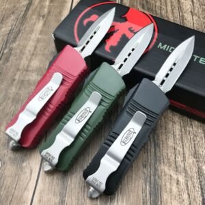 zinkhandtag Microtech mini Dragon OTF-kniv