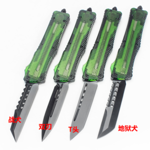 Microtech Big Dragon med transparent handtag OTF-kniv