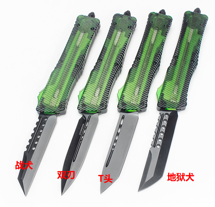 6774b582-edca-48ae-94d0-a066de83f5c4.png Microtech Big Dragon med transparent handtag OTF-kniv