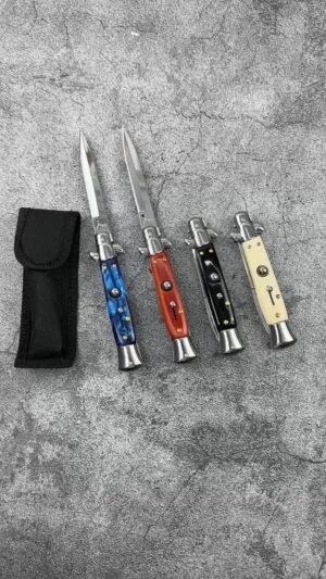 AKC 9-tum sidöppnande automatkniv