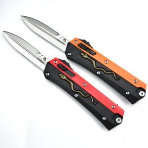 Nylon-handled Snake God OTF-kniv