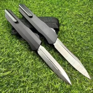 Microtech Hidden Code Smooth handtag OTF-kniv