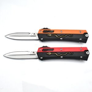 Nylon-handled Snake God OTF-kniv