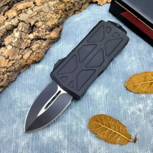 med zinkhandtag Microtech Bighead Flying Fish OTF-kniv