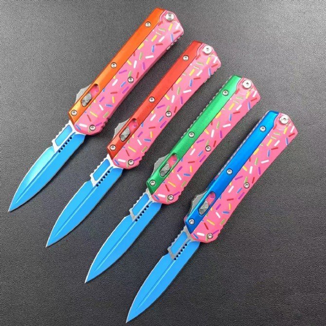 e90214f8-048a-468f-b27a-48ebdedd6d03.jpeg Snake God Donut i standardstorlek med zinkhandtag OTF-kniv