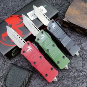 zinkhandtag Microtech mini Dragon OTF-kniv