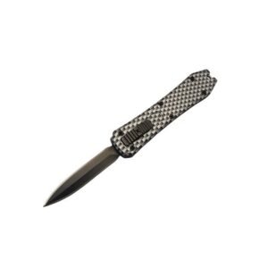 3.25 "Pocket Mini Switchblade Knife - Kolfiber