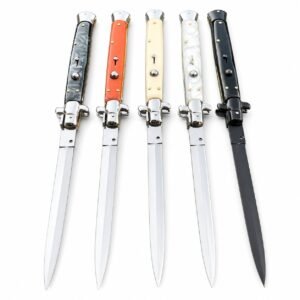 13 Inch italienska Stiletto Switchblade Knife – Automatisk