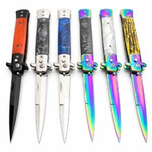 Klassisk italiensk Stiletto Switchblade Knife – Automatisk