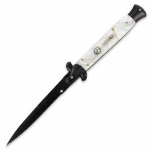 Italienska Stiletto Knife – Push Button Switchblade
