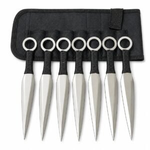 Dekorativ kunai-träningskniv YF013 – 1 delar, Vit