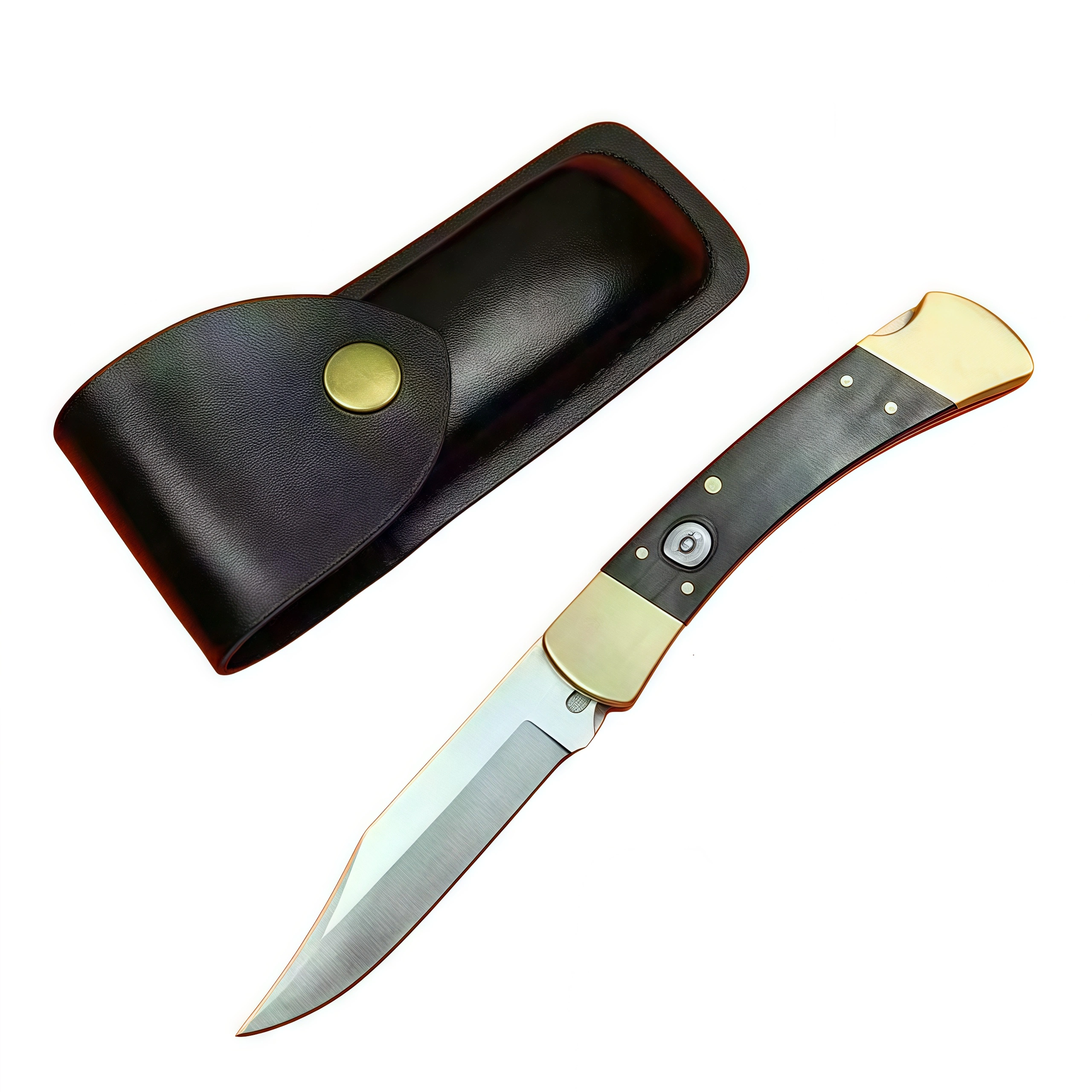 0cf4251ca221ee0dddfe4becb2dfd530_副本.webp 8 tum mässing & sandelträ fällbar kniv med läder slida