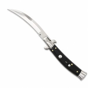 9 tum italiensk stilettkniv - sabelblad automatkniv