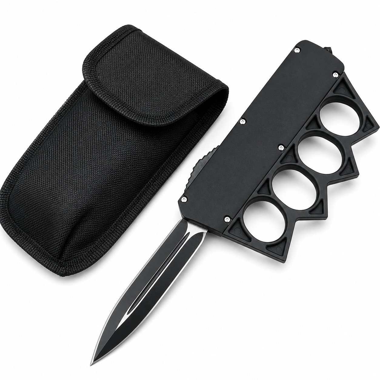 47360-main-white-clean.jpg spökriddartiger med plasthandtag, rakutfällande OTF-kniv