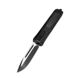 zinkhandtag fjäril 3300 kolfiber OTF-kniv