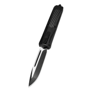 zinkhandtag fjäril 3300 kolfiber OTF-kniv