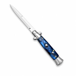 9-tum sidöppnande automatkniv
