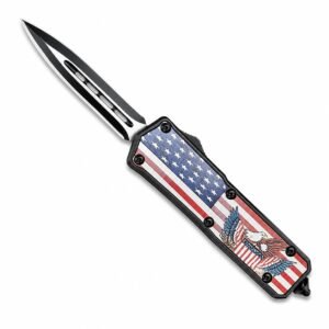 amerikansk örn, rakutfällande OTF-kniv