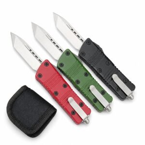 zinkhandtag minidrake OTF-kniv
