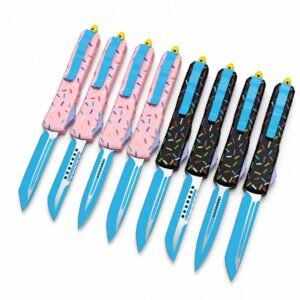Zinkhandtag Donut OTF-kniv