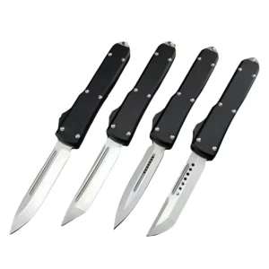 Serie OTF automatkniv svart handtag