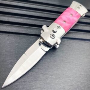Mini italiensk automatisk stilettkniv