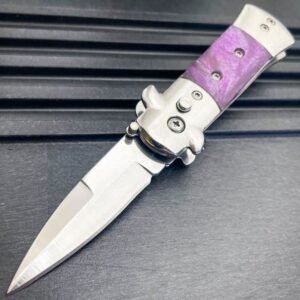Mini italiensk automatisk stilettkniv