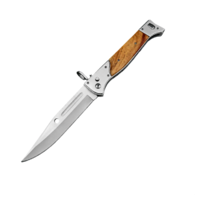AK47 bajonett springkniv med bakre klämfäste (stor)