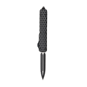 Strukturerat handtag OTF-kniv