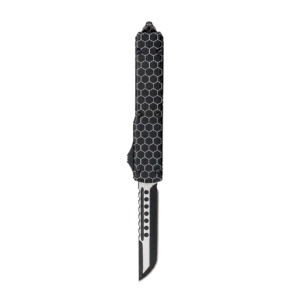 Strukturerat handtag OTF-kniv