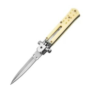 9-tum fällbar sidöppnande automatkniv